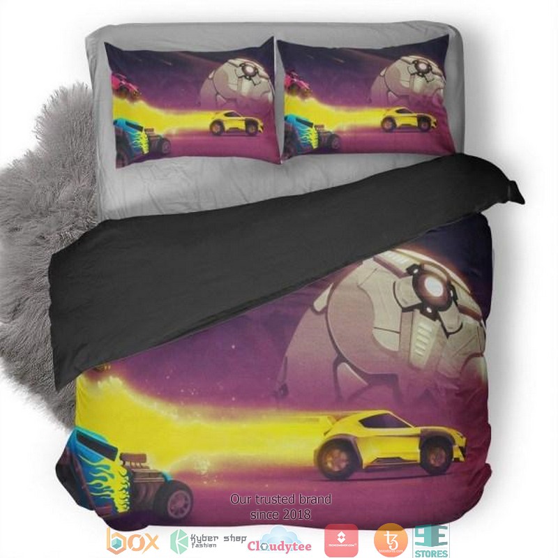 Rocket League Vinyl Gate Out Duvet Cover Bedroom Set 2 Rocket League Vinyl Gate Out Duvet Cover Bedroom Set