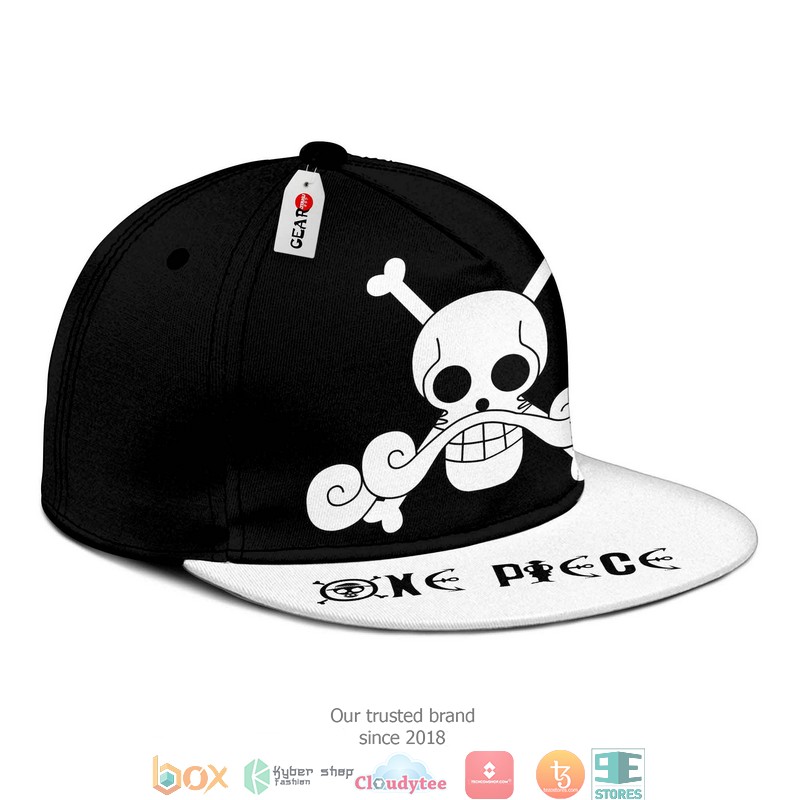 Roger Pirates One Piece Anime Snapback hat 3 Roger Pirates One Piece Anime Snapback hat 1 2