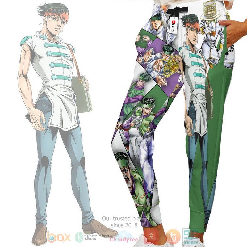 Rohan Kishibe Anime JoJo Adventure Jogger longpants 1