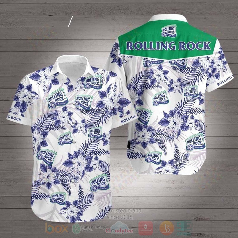 Rolling Rock Music Short Sleeve Hawaiian Shirt