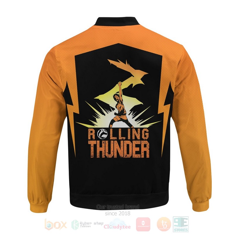 BEST Rolling Thunder 3D Zipper Bomber Jacket 7 BEST Rolling Thunder 3D Zipper Bomber Jacket word1