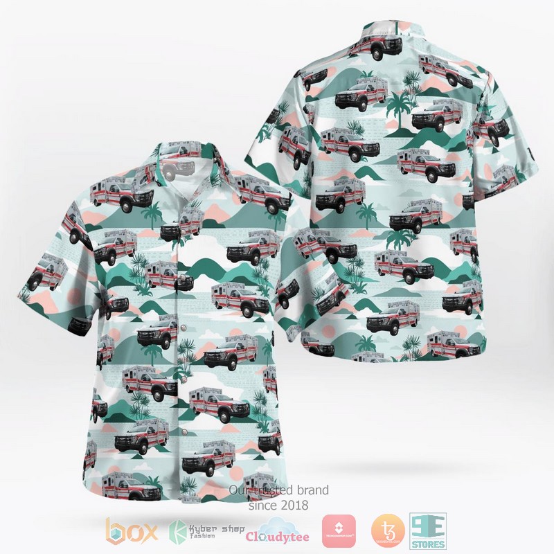 Romney West Virginia Hampshire County Emergency Services Agency Hawaiian Shirt word1