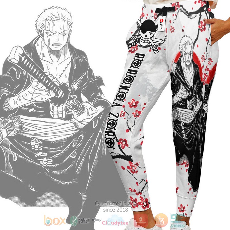 Roronoa Zoro Anime One Piece Japan Style Jogger longpants 1