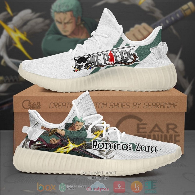 Roronoa Zoro One Piece Anime Yeezy Shoes