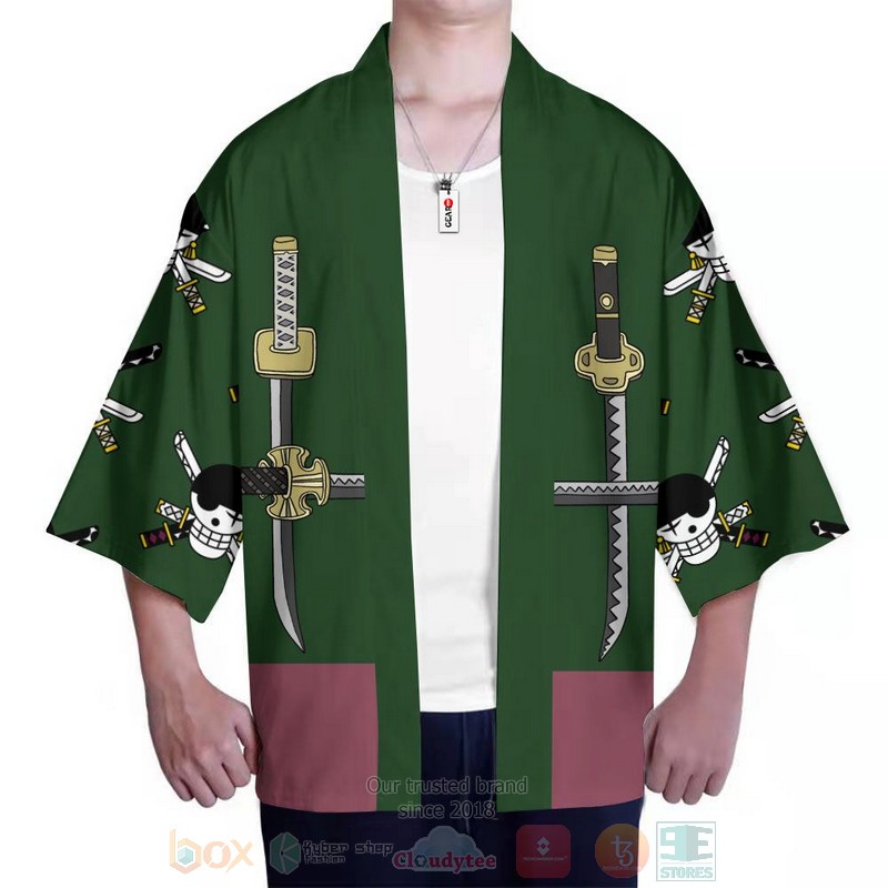 Roronoa Zoro One Piece Otaku Anime Inspired Kimono 1