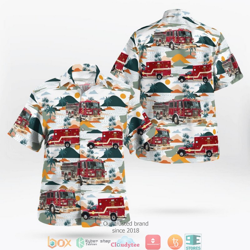 Roswell Fire Department Hawaii 3D Shirt 3 Roswell Fire Department Hawaii 3D Shirt