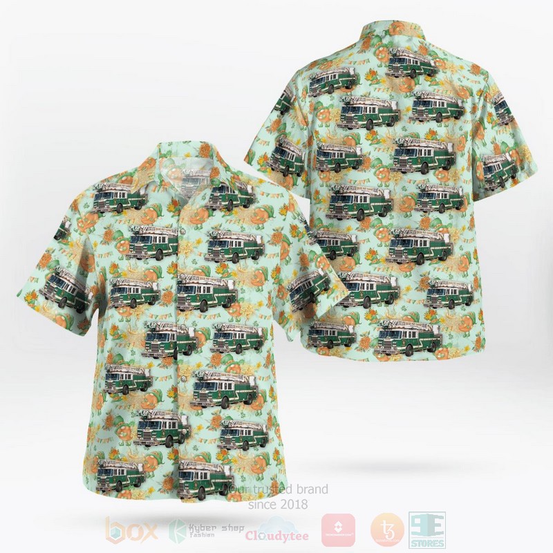 BEST Rouss Volunteer Fire Company, Saint's Patrick Day 3D Aloha Shirt