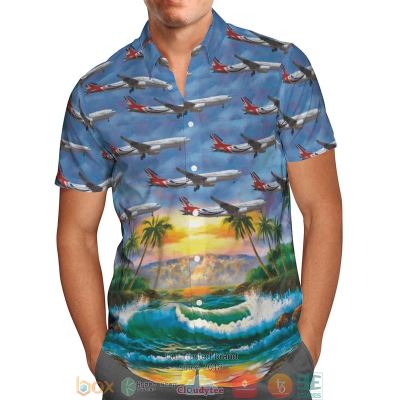 NEW Royal Air Force Airbus A330 Voyager KC3 A330-243 MRTT Hawaii Shirt 2 Royal Air Force Airbus A330 Voyager KC3 A330 243 MRTT Hawaiian Shirt 1