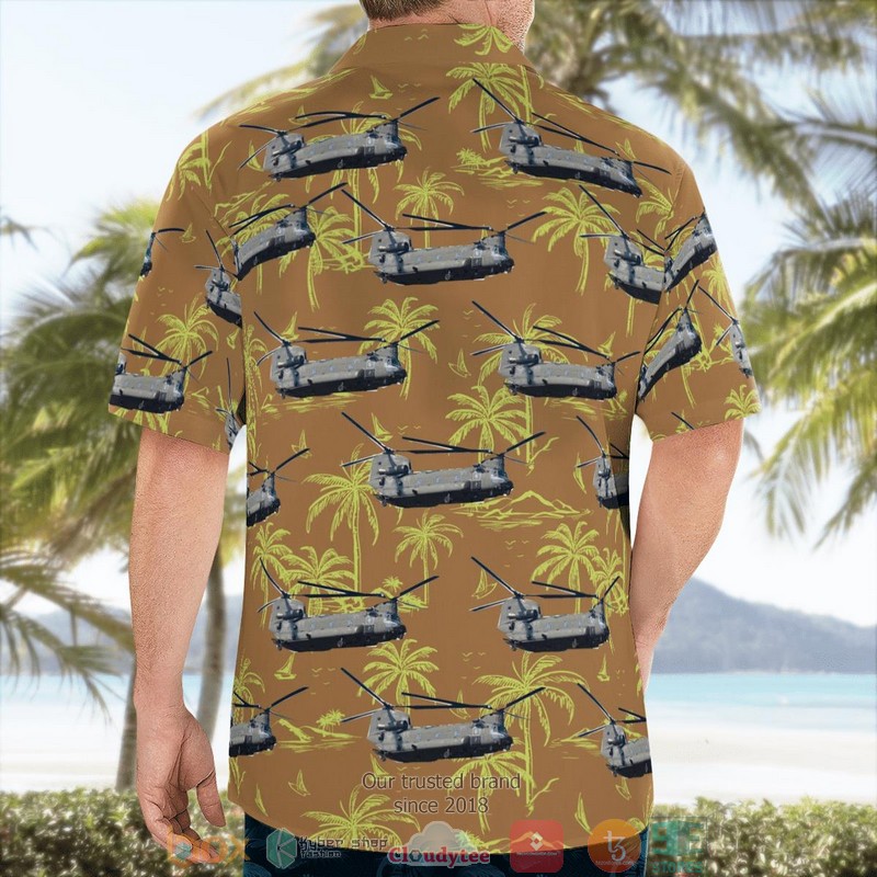NEW Royal Air Force Boeing Chinook HC6 352 Hawaii Shirt word2