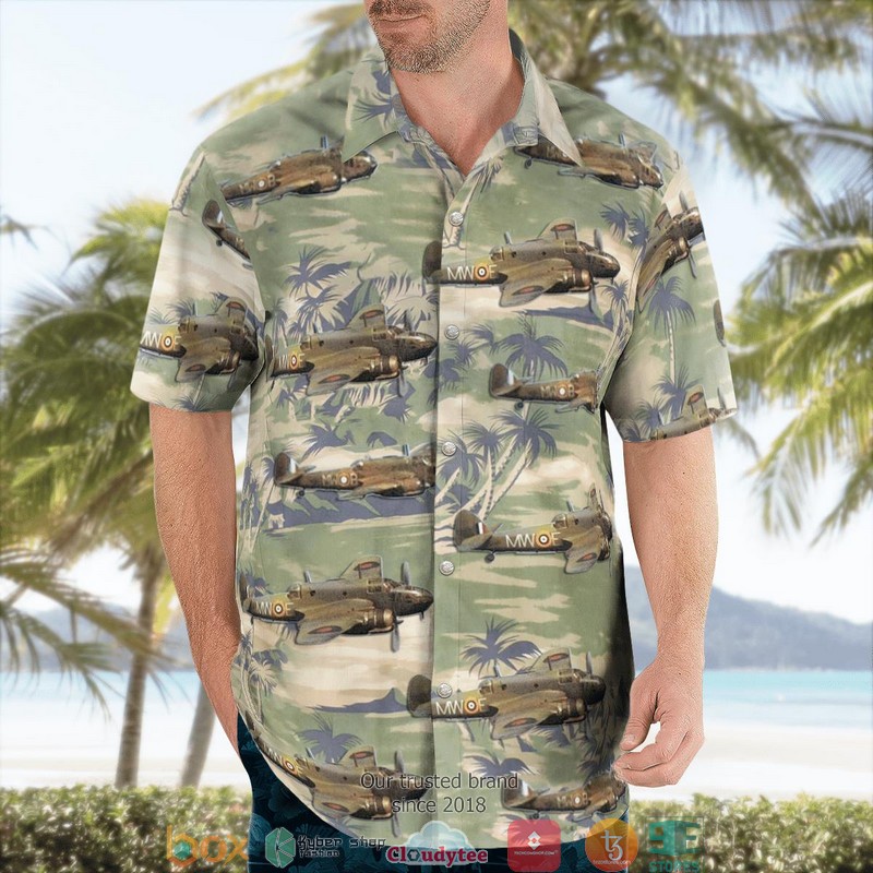 Royal Air Force Bristol Beauforts f 217 Squadron Hawaiian Shirt word2
