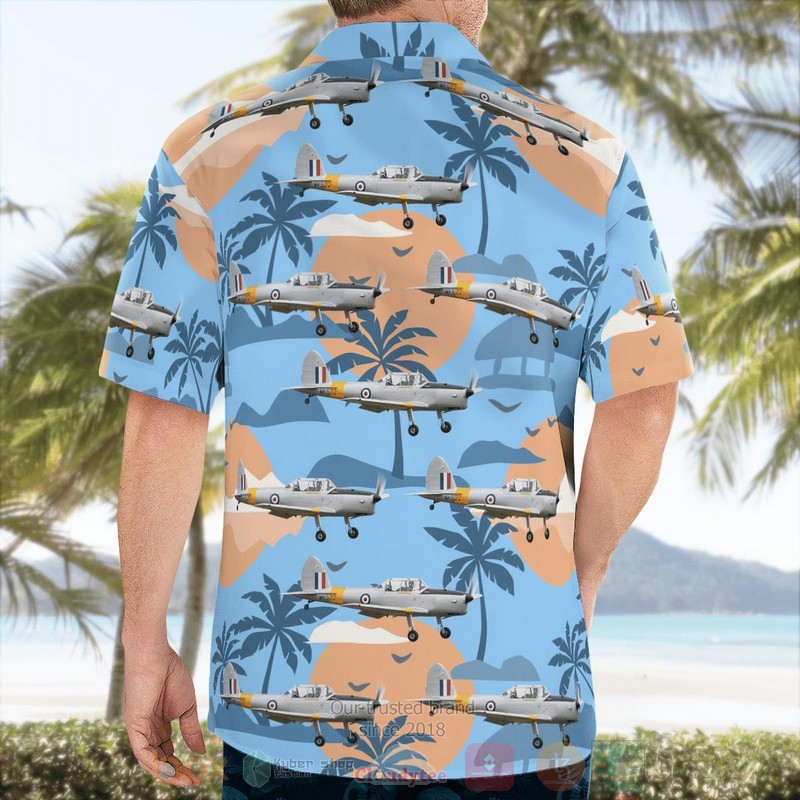 BEST Royal Air Force De Havilland DHC-1 Chipmunk 22 3D Aloha Shirt word1