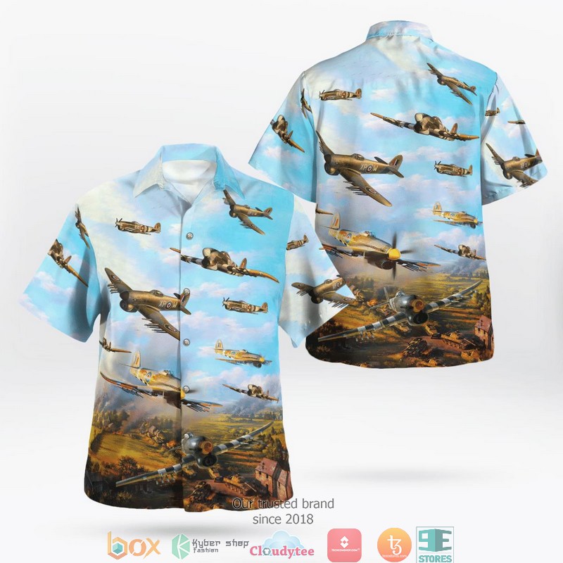 Royal Air Force Hawker Typhoon Hawaii 3D Shirt 1 Royal Air Force Hawker Typhoon Hawaii 3D Shirt