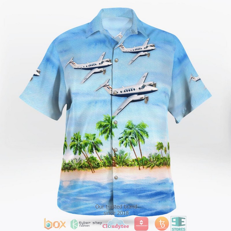 Royal Air Force King Air B200 Of No 45 Squadron 3D Hawaii Shirt 1