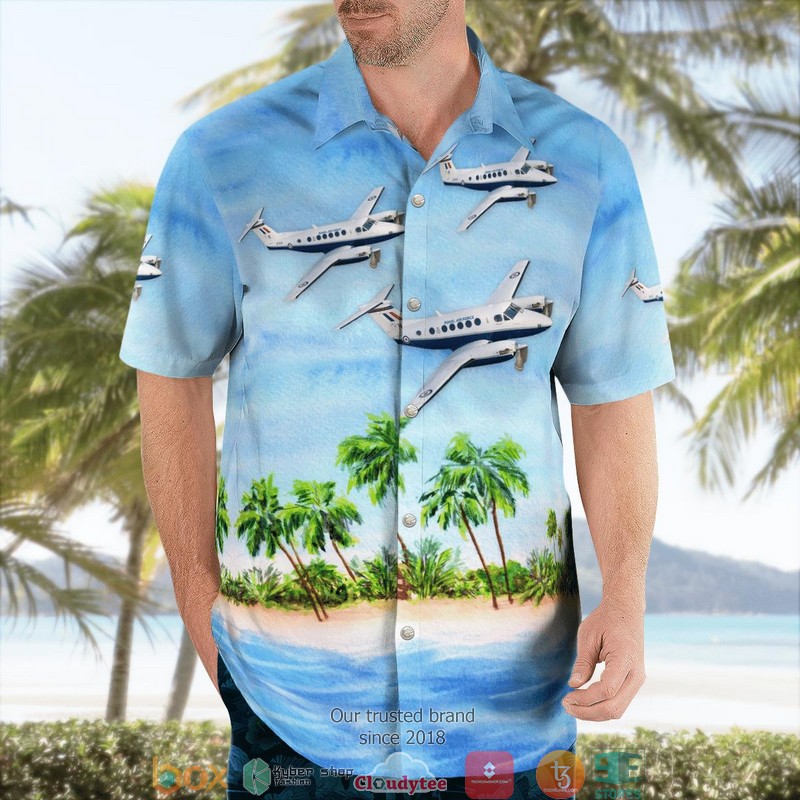 Royal Air Force King Air B200 Of No 45 Squadron 3D Hawaii Shirt 1 2