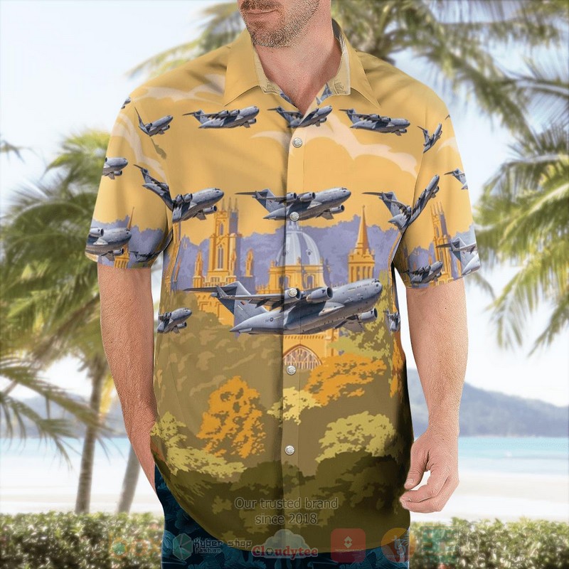 BEST Royal Air Force, No. 99 Squadron, Boeing C-17A Globemaster III 3D Aloha Shirt 3 BEST Royal Air Force, No. 99 Squadron, Boeing C-17A Globemaster III 3D Aloha Shirt word3