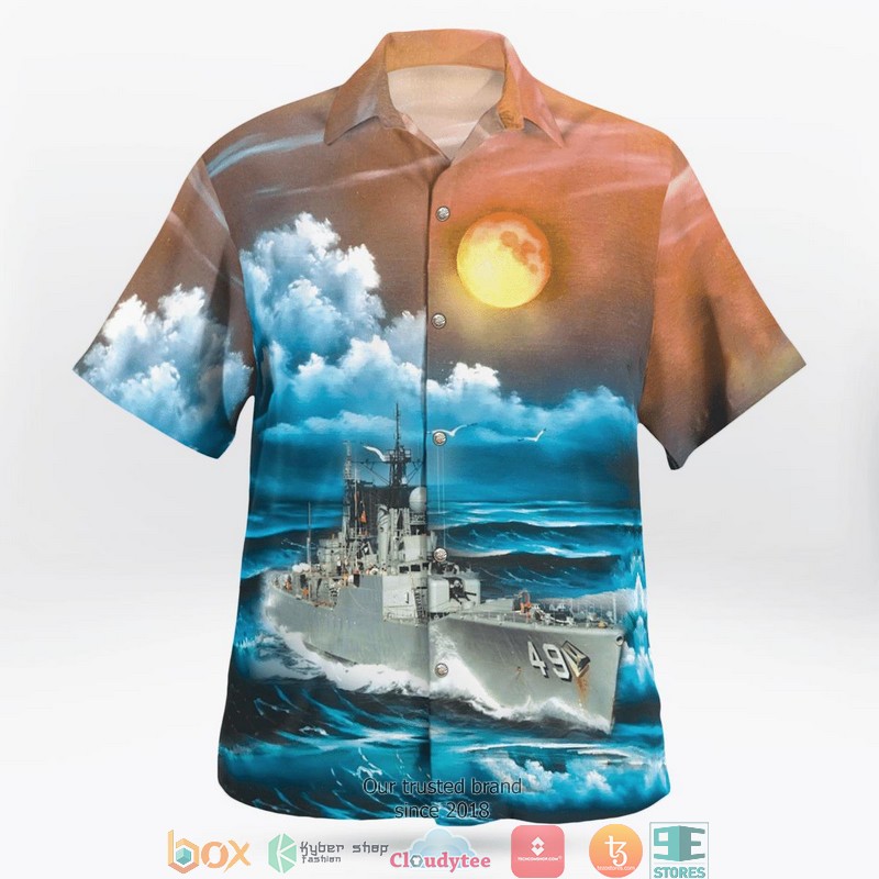 Royal Australian Navy HMAS Derwent DE 49 Hawaiian Shirt 3 Royal Australian Navy HMAS Derwent DE 49 Hawaiian Shirt word1