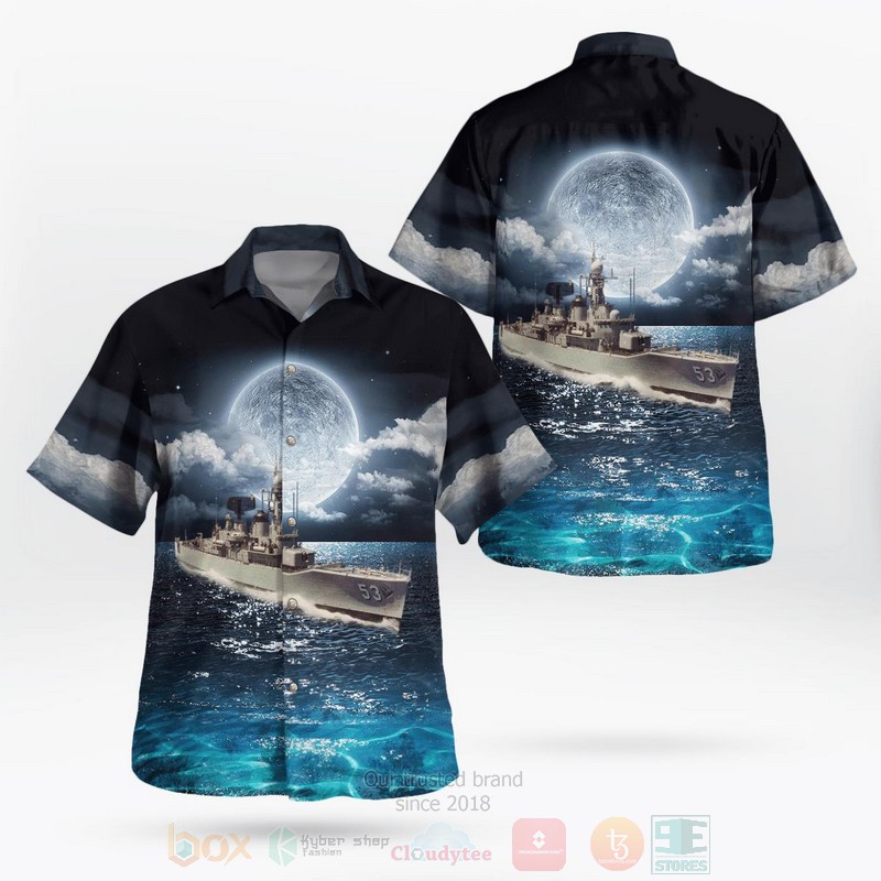 NEW Royal Australian Navy HMAS Torrens DE 53 Moon Hawaii Shirt 9 NEW Royal Australian Navy HMAS Torrens DE 53 Moon Hawaii Shirt word2