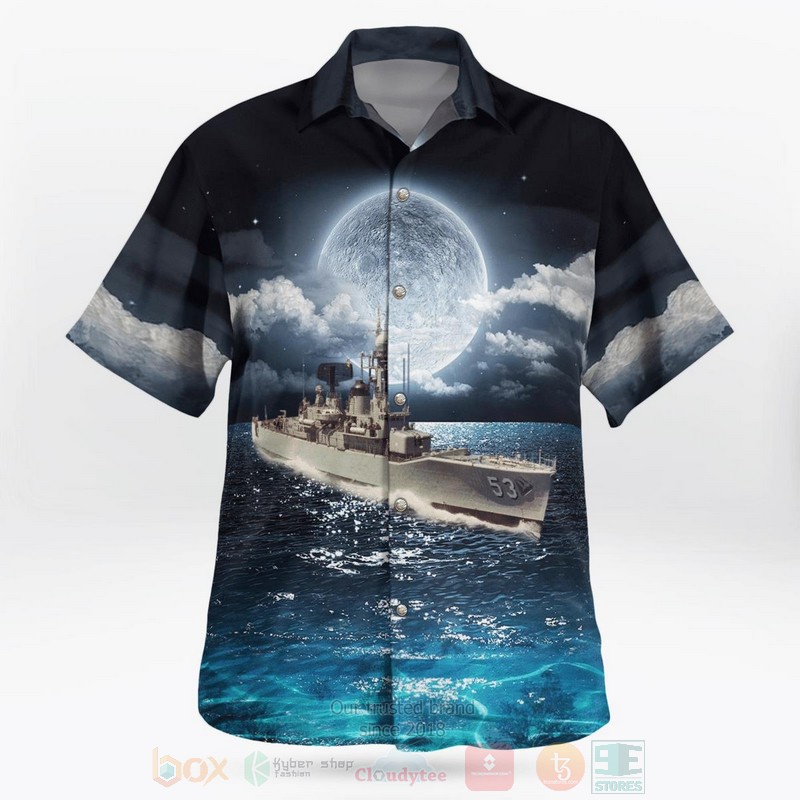 NEW Royal Australian Navy HMAS Torrens DE 53 Moon Hawaii Shirt word3