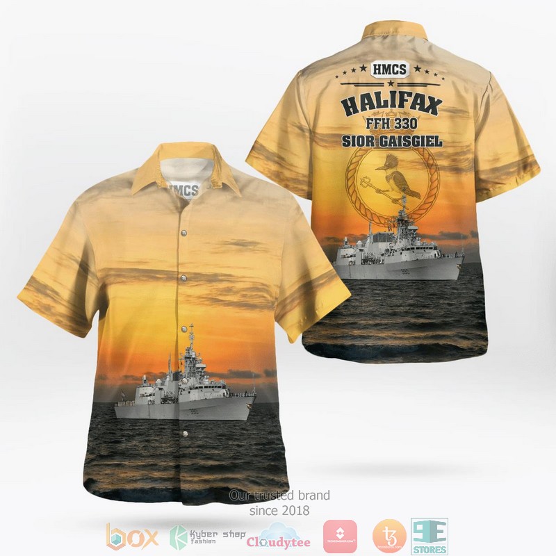 NEW Royal Canadian Navy HMCS Halifax FFH 330 Halifax-class frigate Hawaii Shirt 9 NEW Royal Canadian Navy HMCS Halifax FFH 330 Halifax-class frigate Hawaii Shirt word1