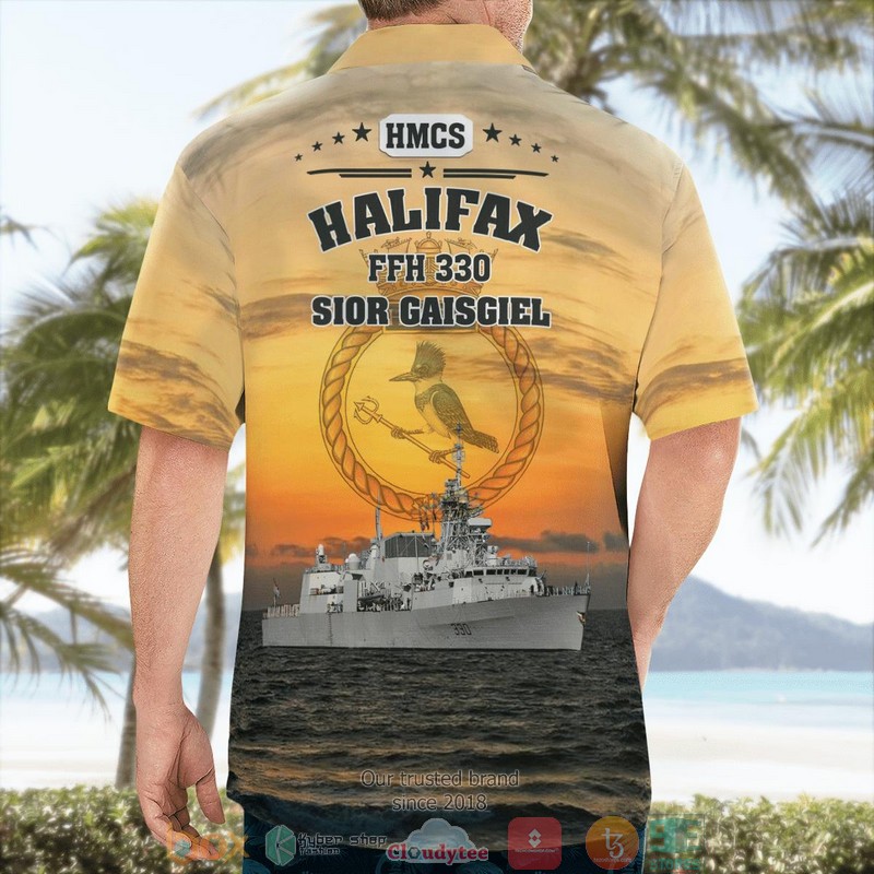 NEW Royal Canadian Navy HMCS Halifax FFH 330 Halifax-class frigate Hawaii Shirt 2 NEW Royal Canadian Navy HMCS Halifax FFH 330 Halifax-class frigate Hawaii Shirt word2