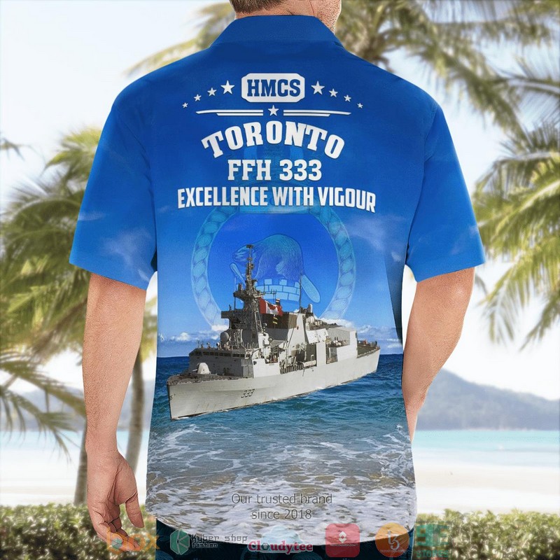 NEW Royal Canadian Navy HMCS Toronto FFH 333 Halifax-class frigate Hawaii Shirt word2