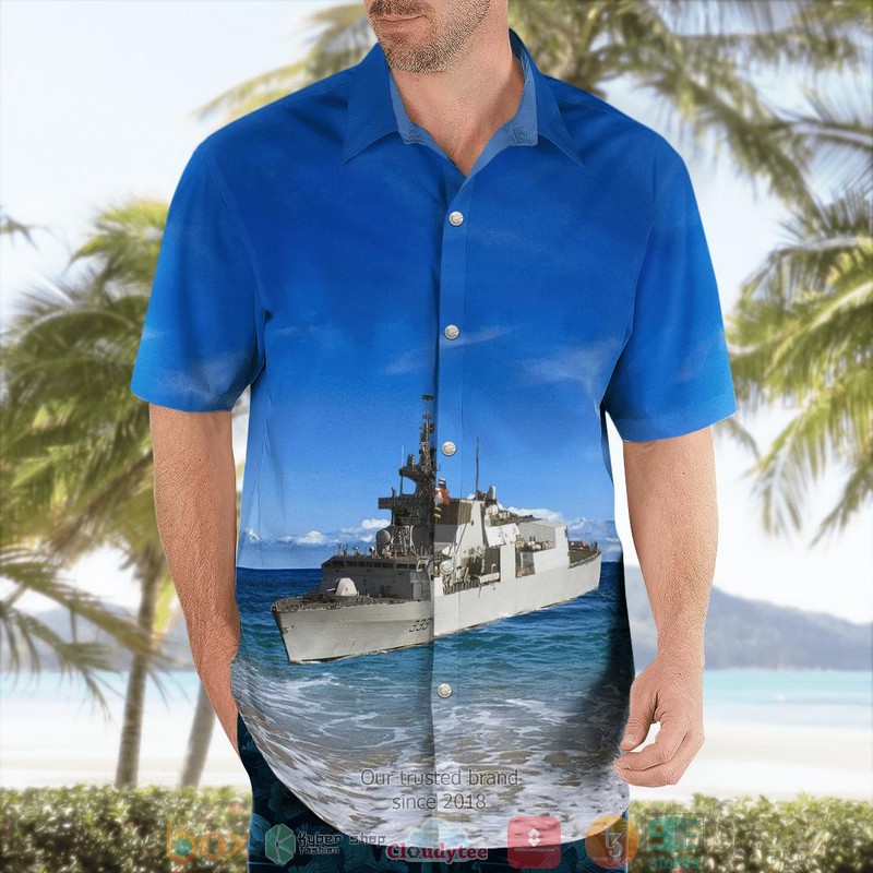 NEW Royal Canadian Navy HMCS Toronto FFH 333 Halifax-class frigate Hawaii Shirt word2