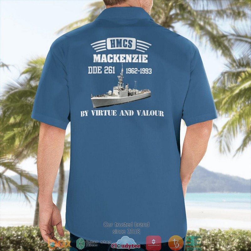 Royal Canadian Navy RCN HMCS Mackenzie DDE 261 Mackenzie-class Destroyer Hawaiian Shirt 2 Royal Canadian Navy RCN HMCS Mackenzie DDE 261 Mackenzie-class Destroyer Hawaiian Shirt word3
