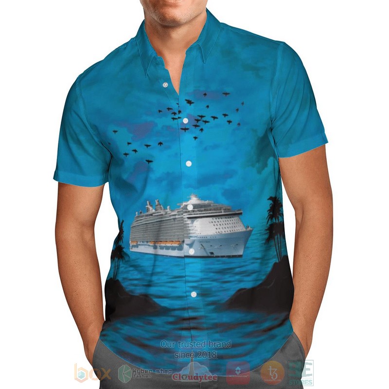 BEST Royal Caribbean Oasis class 3D Aloha Shirt 16 Royal Caribbean Oasis class Hawaiian Shirt 1