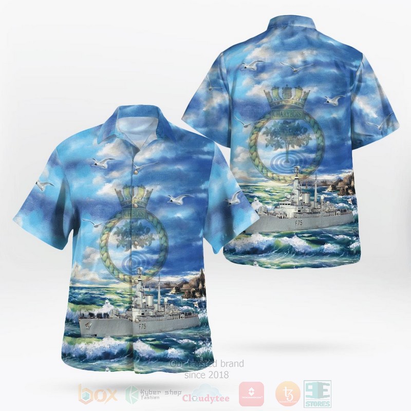 BEST Royal Navy HMS Charybdis F75 3D Aloha Shirt 8 BEST Royal Navy HMS Charybdis F75 3D Aloha Shirt word2