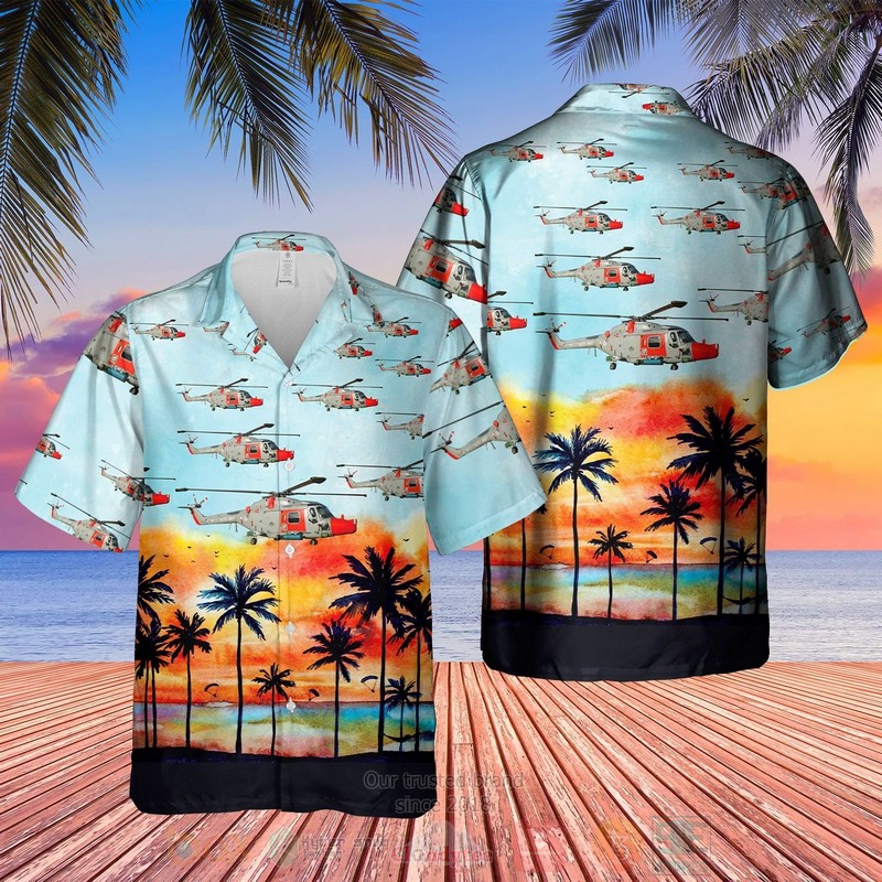Royal Navy Lynx HAS 3S Hawaiian Shirt Short