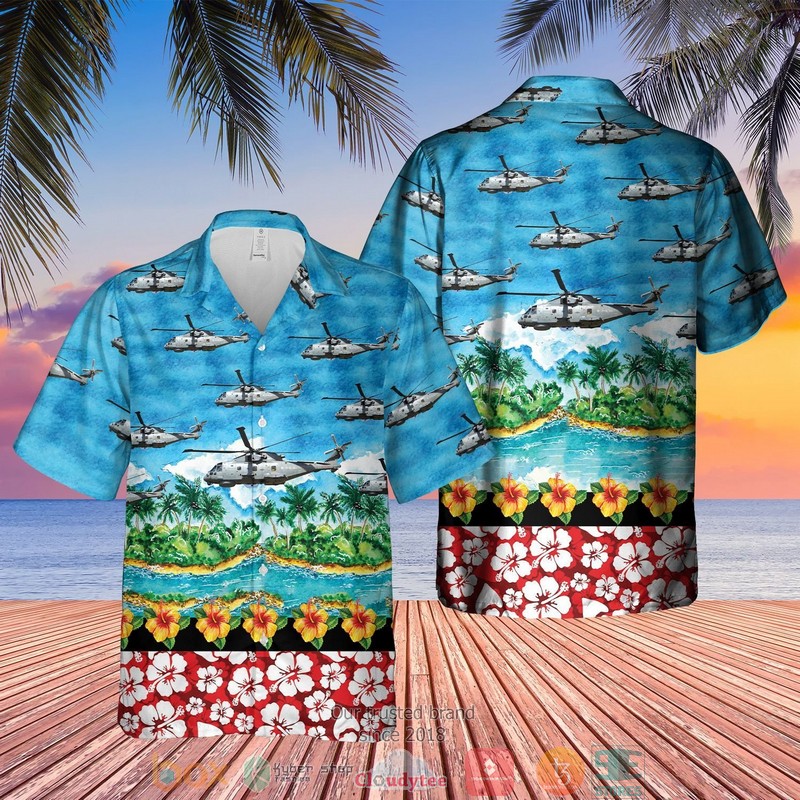 Royal Navy MERLIN HM MK2 Hawaiian Shirt