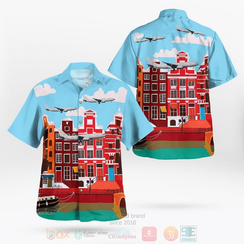 BEST Royal Netherlands Air Force Airbus KC-30M 3D Aloha Shirt word1