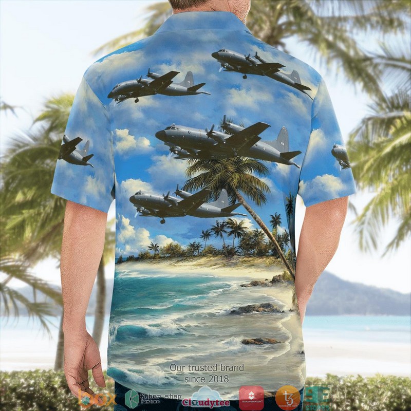 Royal Norwegian Air Force Lockheed P 3B Orion 3D Hawaii Shirt 1