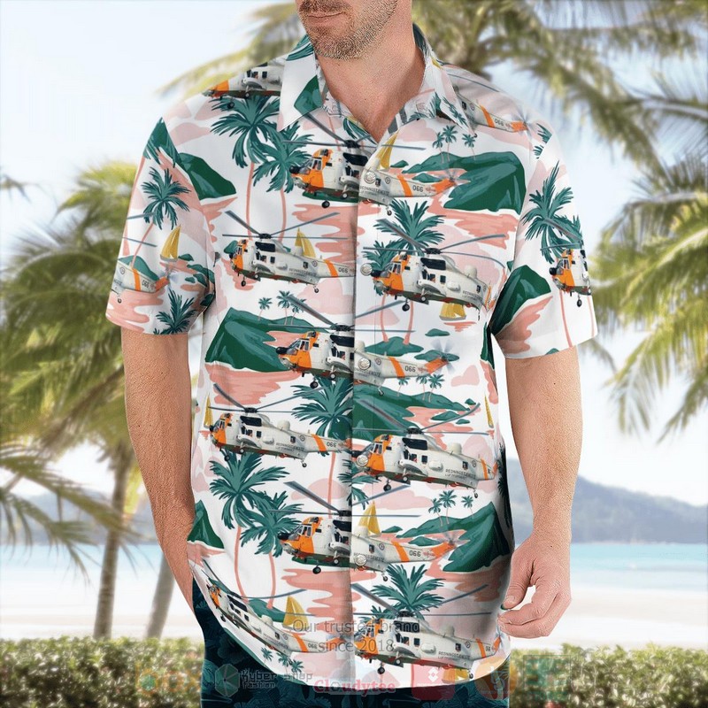 BEST Royal Norwegian Air Force Westland Sea King Mk.43B 3D Aloha Shirt word1