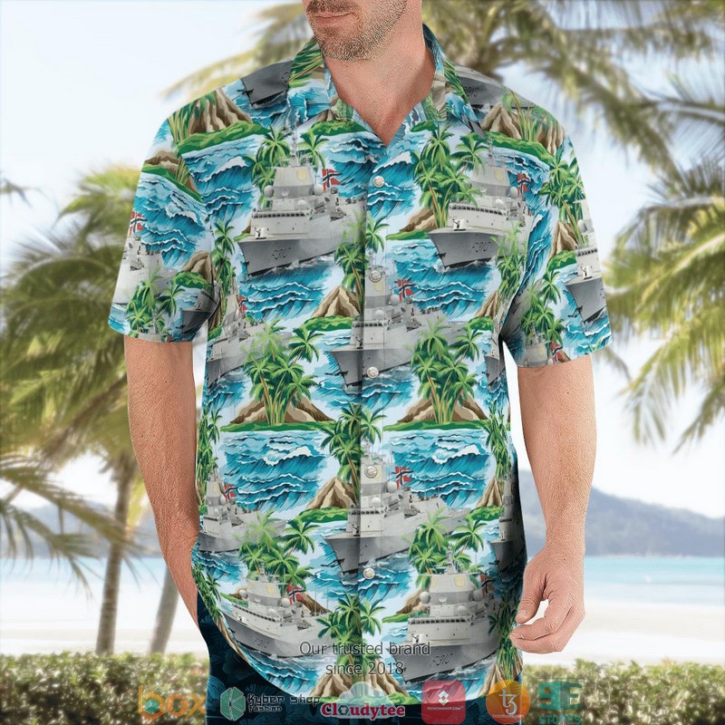 Royal Norwegian Navy HNoMS Fridtjof Nansen F310 Limited Hawaiian Shirt 3 Royal Norwegian Navy HNoMS Fridtjof Nansen F310 Limited Hawaiian Shirt word1