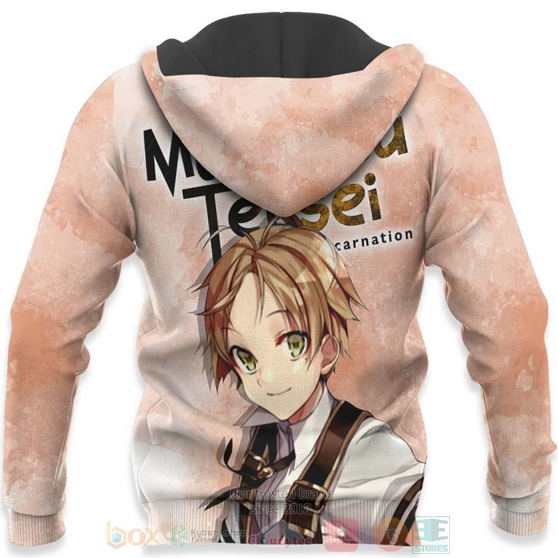 Rudeus Greyrat Custom Mushoku Tensei Anime 3D Hoodie Bomber Jacket 1 2 3 4