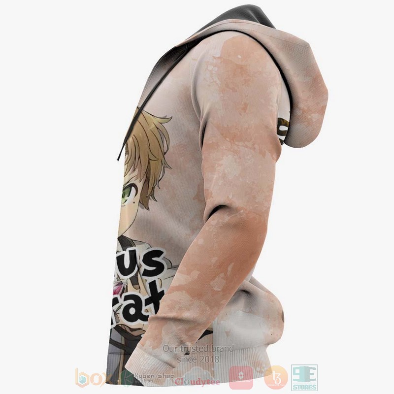 Rudeus Greyrat Custom Mushoku Tensei Anime 3D Hoodie Bomber Jacket 1 2 3 4 5
