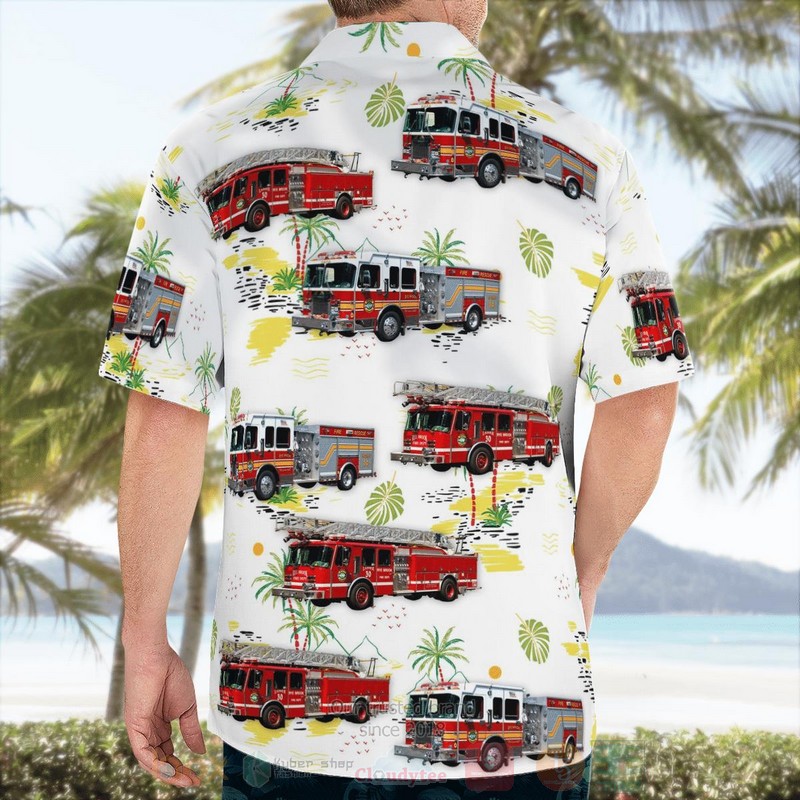 BEST Rye Brook, Westchester County, New York, Rye Brook Fire Department 3D Aloha Shirt word1
