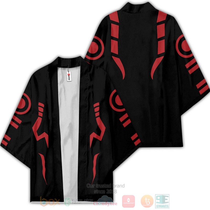 Ryomen Sukuna Costume Jujutsu Kaisen Black and Red Style Anime Inspired Kimono