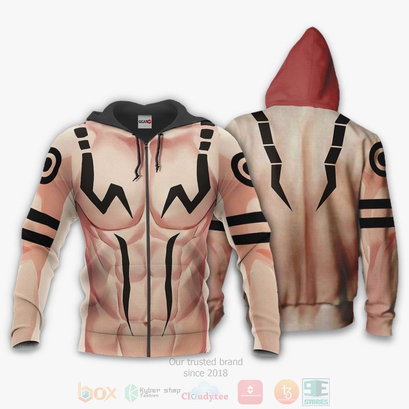 Ryomen Sukuna Custom Jujutsu Kaisen Anime 3D Hoodie Bomber Jacket