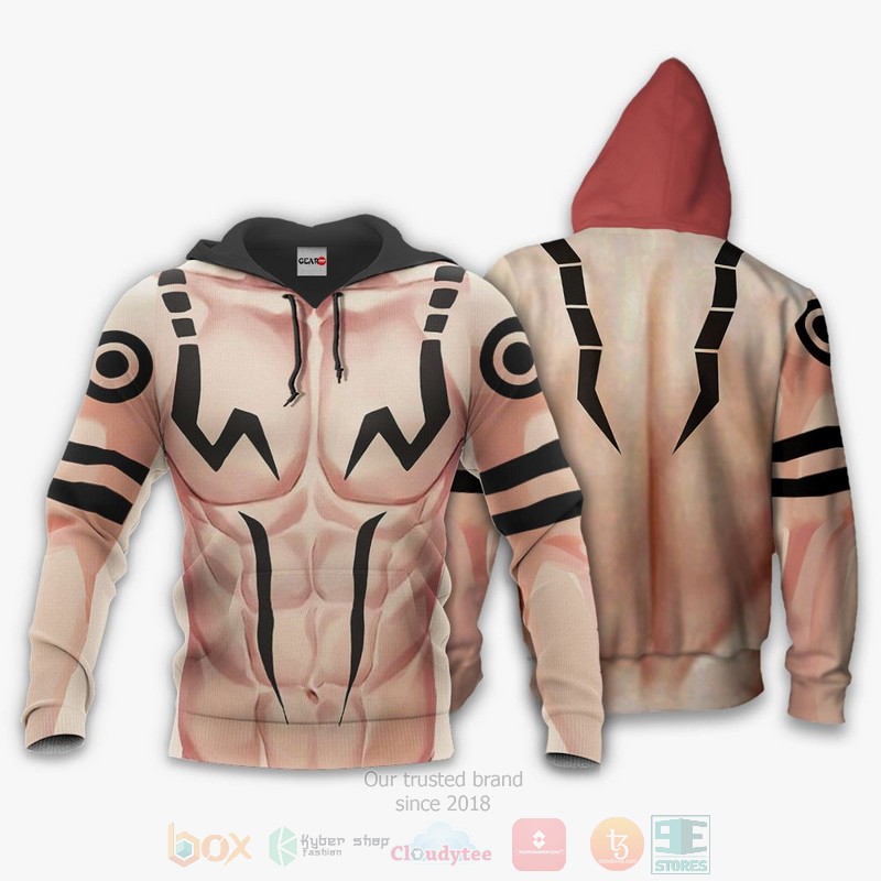 BEST Anime Ryomen Sukuna Jujutsu Kaisen All Over Print Hoodie-Bomber Jacket 3 Ryomen Sukuna Custom Jujutsu Kaisen Anime 3D Hoodie Bomber Jacket 1 2