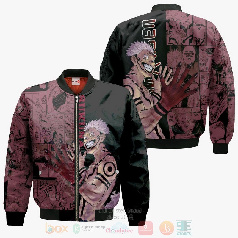 BEST Anime Ryoumen Sukuna Jujutsu Kaisen Anime-Manga All Over Print Hoodie-Bomber Jacket 4 Ryoumen Sukuna Custom Jujutsu Kaisen Anime Manga 3D Hoodie Bomber Jacket 1 2 3