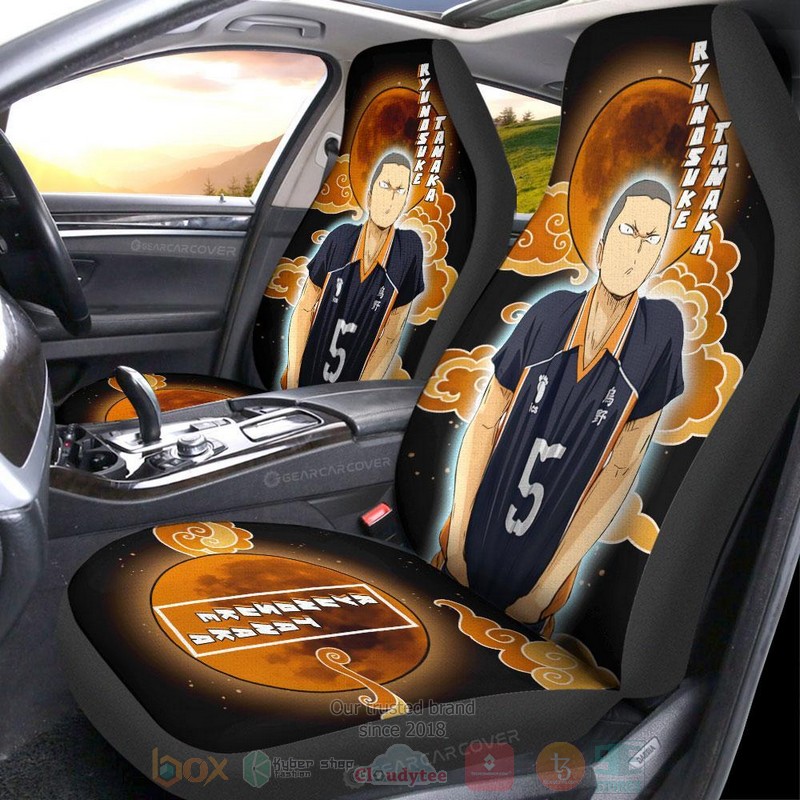 Ryunosuke Tanaka Haikyuu Anime Car Seat Cover 1
