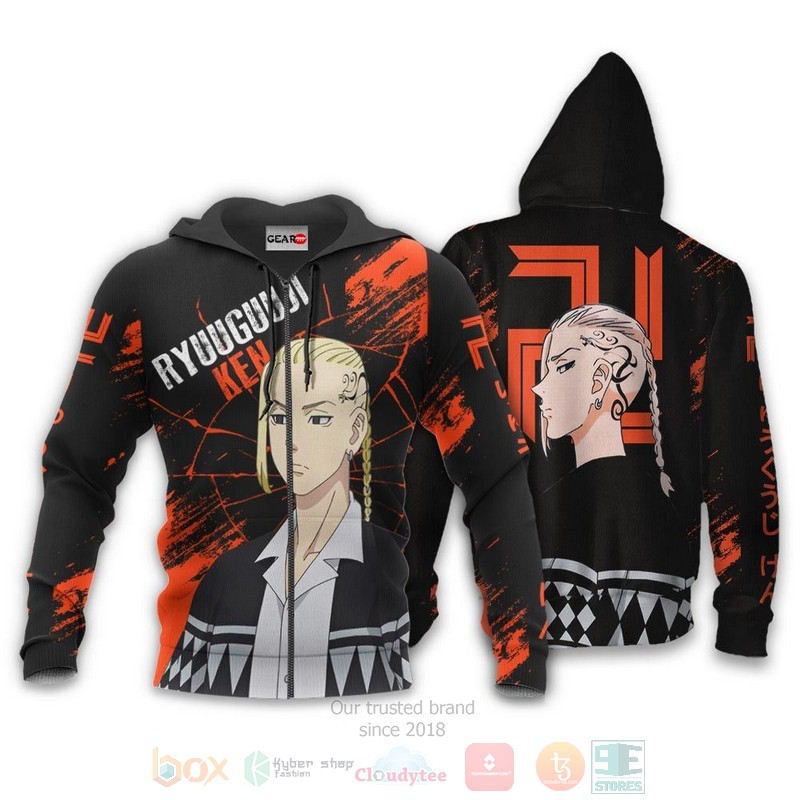 Ryuuguuji Ken Custom Anime Tokyo Revengers 3D Hoodie Bomber Jacket