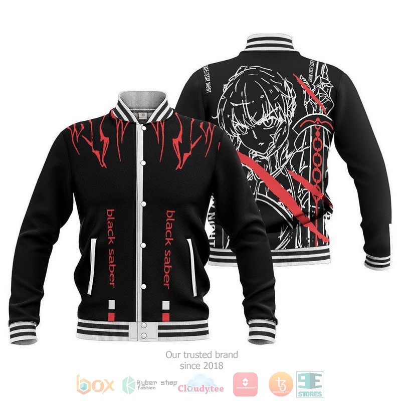 Saber Alter Fate Grand Order Baseball Jacket