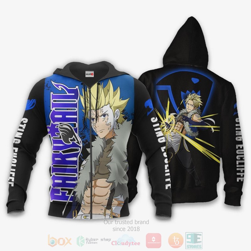 BEST Anime Sabertooth Sting Eucliffe Fairy Tail Stores All Over Print Hoodie-Bomber Jacket 1 Sabertooth Sting Eucliffe Fairy Tail Anime Stores 3D Hoodie Bomber Jacket