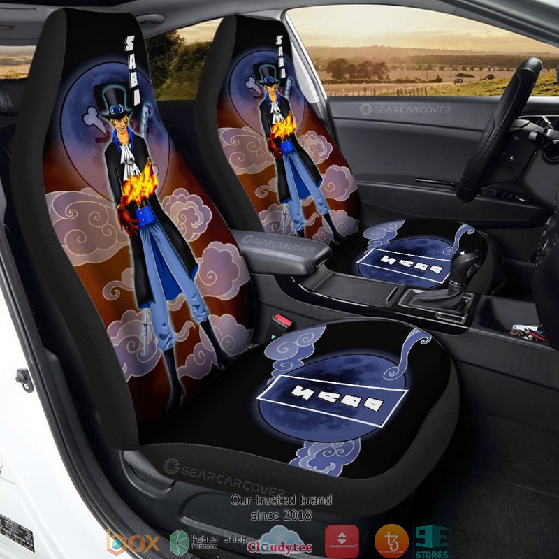 Sabo One Piece Anime Car Seat Cover