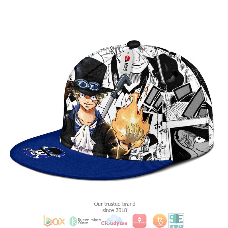 Sabo One Piece Anime Mix Manga Snapback hat 3 Sabo One Piece Anime Mix Manga Snapback hat 1 2
