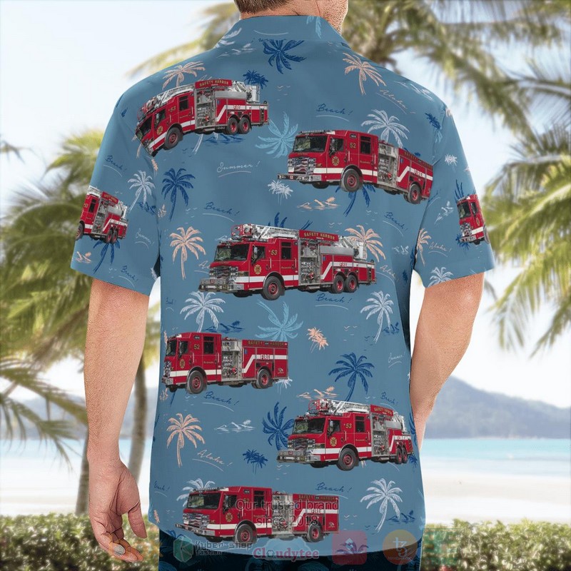 BEST Safety Harbor, Pinellas County, Florida, Safety Harbor Fire Department 3D Aloha Shirt word2