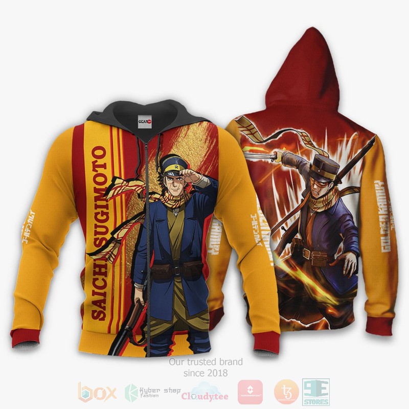 Saichi Sugimoto Custom Golden Kamuy Anime 3D Hoodie Bomber Jacket